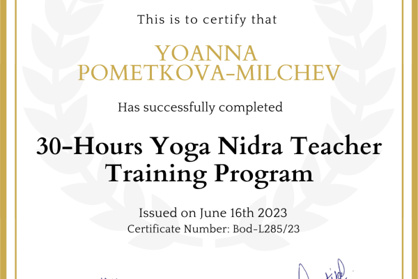 30-Hours Yoga Nidra Teacher Training Program